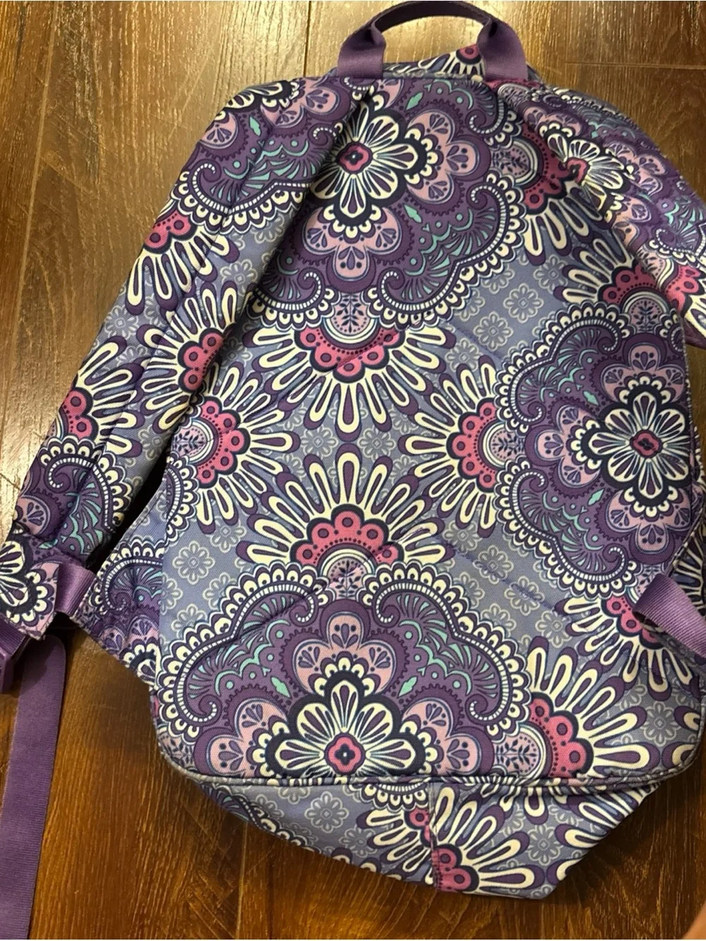 Vera Bradley Backpack Large Lilac Medallion